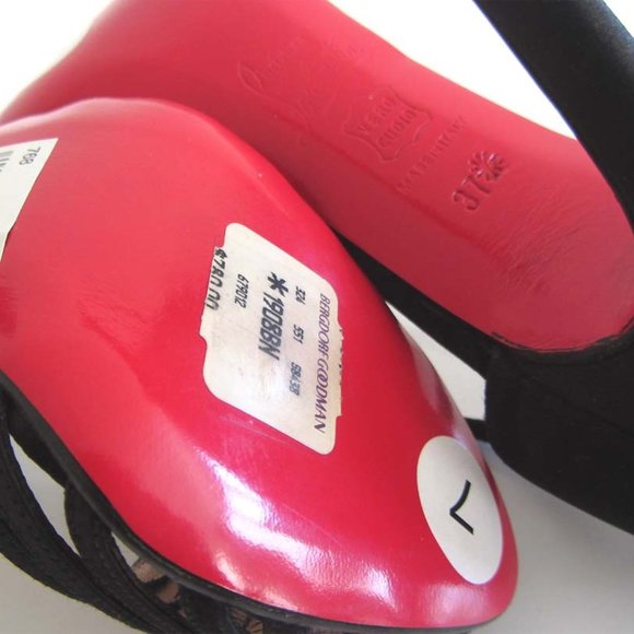 CHRISTIAN LOUBOUTIN En Passant strap pumps 7 US 37 - Picture 6 of 8